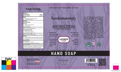 Fundementals Hand Soap 16oz Lavender